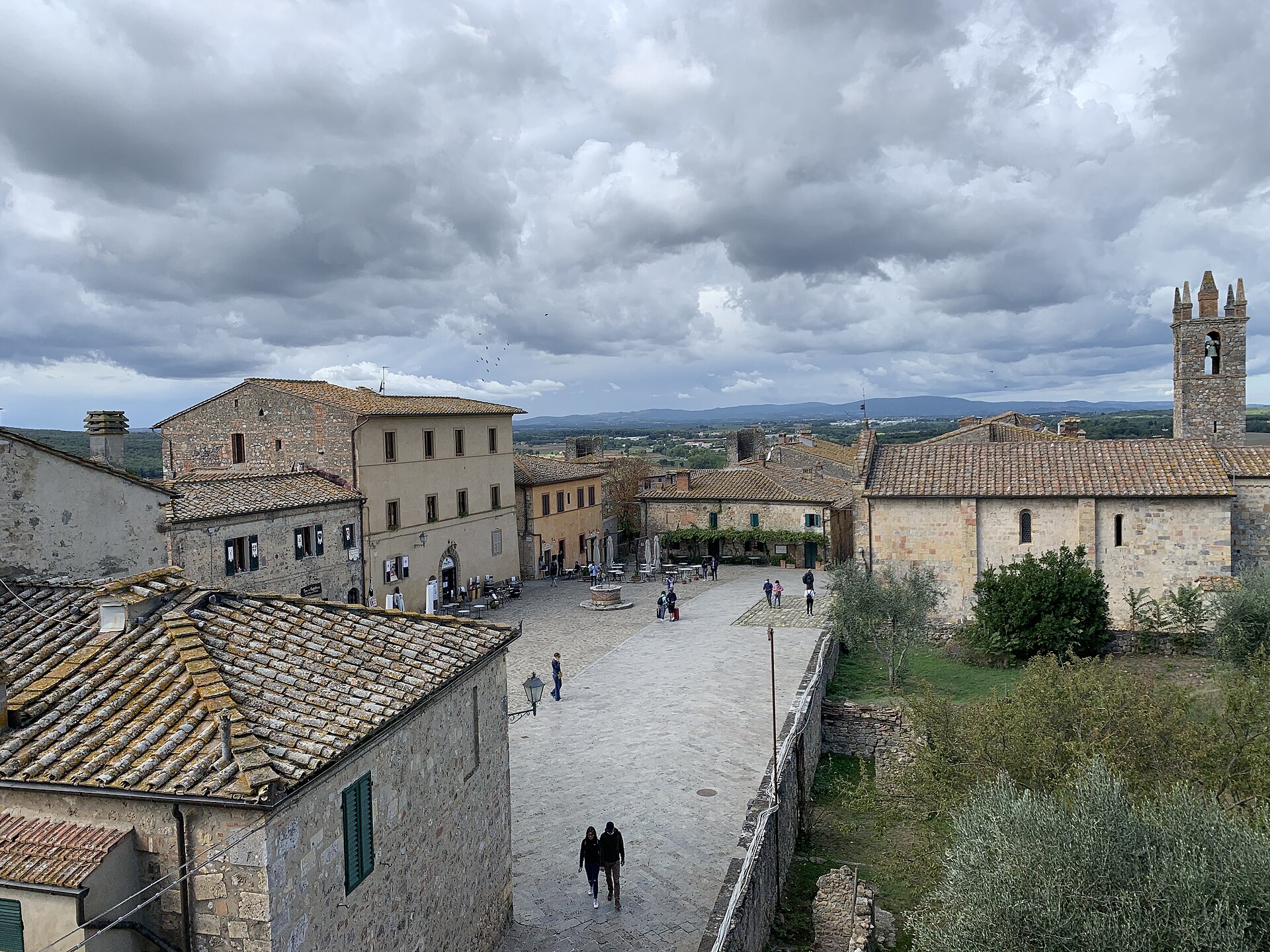 Monteriggioni from the air