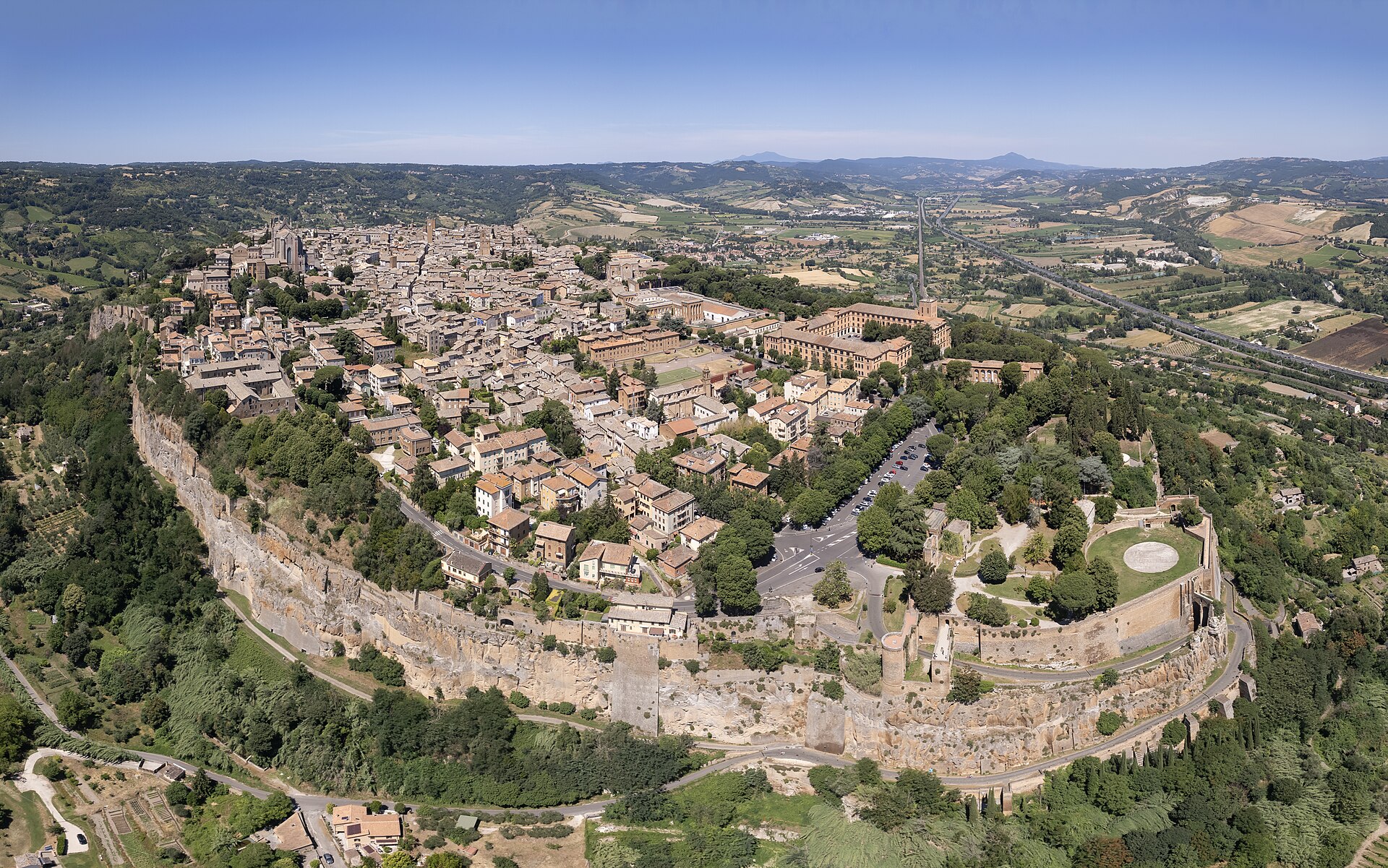 Orvieto from the air