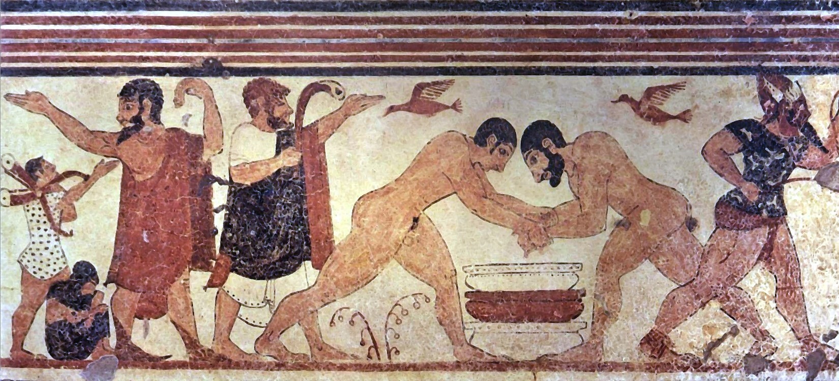 Etruscan painted tomb